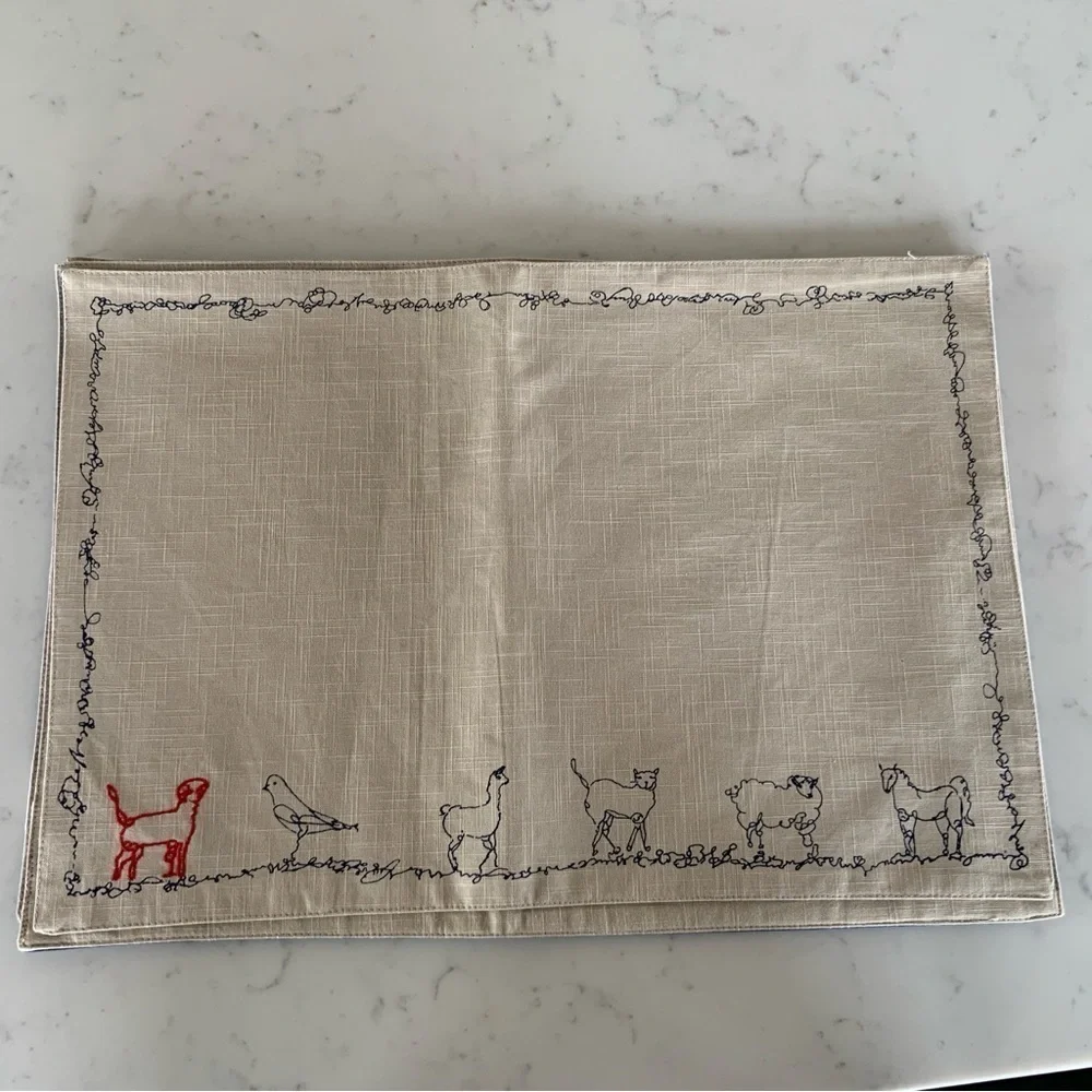 Ellen Degeneres Town & Country Living Placemats Set‎ of 4